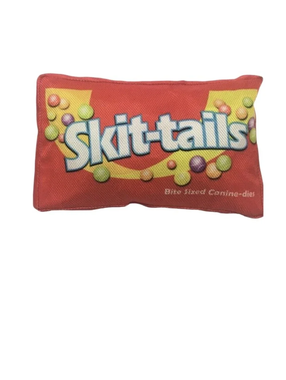Kit-tails Plush Dog Toy - Red
